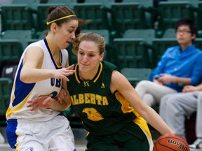 Pandas guard Meagan Wickstrom says things like the Shoot for the Cure fundraiser and working with youth in the community makes her realize the influence university athletes can have in the community. (Codie McLachlan, Edmonton Sun)