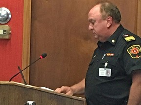 Prince Edward County deputy fire chief Robert Rutter appeared before the committee of the whole at Shire Hall in Picton Thursday, giving on an update on an upgraded communications system for the department.