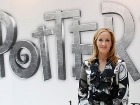 British author JK Rowling, creator of the Harry Potter series of books, poses during the launch of new online website Pottermore in London in this file photograph dated June 23, 2011. (REUTERS/Suzanne Plunkett/files)