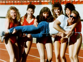 1987 Grey Cup. Edmonton Eskimos quarterback Matt Dunigan is held up by a number of ladies during a photo shoot during the 1987 season. The Edmonton Eskimos went on to beat the Toronto Argonauts on Jerry Kauric's last second field-goal 38-36, in front of 59,478 on Sunday Nov. 22, 1987, at BC Place Stadium in Vancouver to win the 75th Grey Cup game and the 1987 Canadian Football League championship. Edmonton Sun