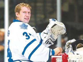 Maple Leafs goalie James Reimer. (AFP)