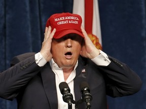 U.S. Republican presidential candidate Donald Trump speaks at a rally in Sarasota, Florida November 28, 2015.  REUTERS/Scott Audette