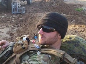Dillon Hillier fighting ISIS in Rashad, southwest of Kirkuk, Iraq.