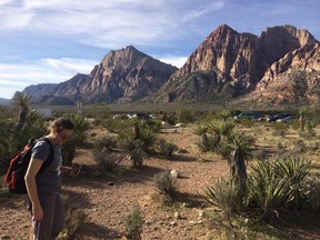 Desert trails and colourful mountains are the hallmark of Red Rock Canyon National Conservation Area, shown on October 27th, 2015. The area is one of many destinations near Las Vegas for visitors who want a health-conscious, active alternative to the buffets and casinos the Nevada city is know for. THE CANADIAN PRESS/Steve Lambert