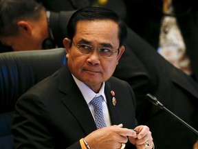 Thailand's Prime Minister Prayuth Chan-ocha attends the plenary session of leaders at the 27th ASEAN summit in Kuala Lumpur, Malaysia, November 21, 2015. (REUTERS/Jorge Silva)