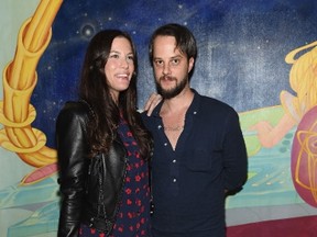 Liv Tyler and Dave Gardner.  (Jamie McCarthy/AFP)