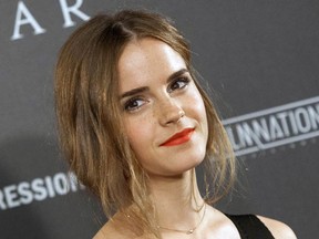 Emma Watson at the 'Regression' photocall at Hotel Villa Magna in Madrid in August, 2015. (DyD Fotografos/Future Image/WENN.com)