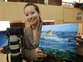 Calgary photographer Ashley Wee, 26, met with Prince Charles last week in Malta after being named the winner of the Prince of Wales’s Commonwealth Environmental Photography Awards. Wee took the £5,000 prize for her image of a sea turtle gasping for air off the coast of Nassau, Bahamas. (Stuart Dryden/Calgary Sun)