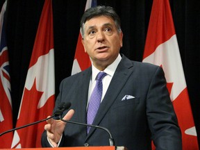 Ontario Finance Minister Charles Sousa releases his fall economic statement on Thursday, November 26, 2015. Antonella Artuso/Toronto Sun/Postmedia Network