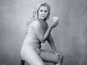 Amy Schumer for the  2016 Pirelli Calendar. Shot by Annie Leibovitz. (Pirelli