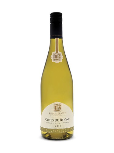 Wintery WhitesThe theme here is rich and/or rewarding. It’s my Christmas wish that more people embrace stylish whites made by blending grapes like Grenache Blanc, Marsanne, and Roussanne.***1/2 Louis Bernard 2014 Côtes du Rhône Blanc
Rhône Valley, FranceBC $13.89 (589432) | ON $12.95 (589432)