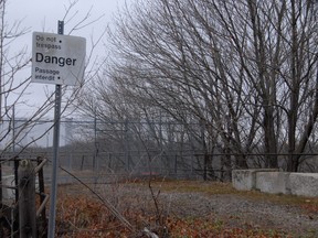 Police are investigating after two people died in a 27 metre fall from the Michigan Central Railroad Kettle Creek Trestle in St. Thomas Monday afternoon. For the last five years, three meter barbed wire fences have blocked public access to the span. (Jennifer Bieman/Times-Journal)