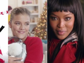 Katy Perry, Nina Agdal and Naomi Campbell are all part of stylish holiday campaigns this season.