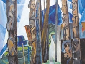 After Emily Carr, by Annette Dutton works included in a new exhibition, Inspired by Emily Carr, at ArtWithPanache.