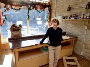 Jacqueline Thompson, executive director of LifeSpin inside the bakery workshop of their renovated building. (MORRIS LAMONT, The London Free Press)