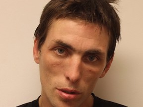 Francis (Frankie) Joseph MacIntosh, 31, has an arrest warrant in effect for the offences of robbery, unlawfully in a dwelling-house, weapons dangerous and three counts of breach of probation. Supplied Photo