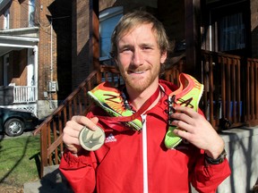 St. Lawrence's Rob Asselstine won the men's race at the Canadian Collegiate Athletic Association cross-country championships in Brockville on Nov. 14. (Whig-Standard file photo)