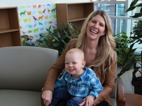 Julie Gislason, a registered dietitian with the WRHA, knew the benefits of breastfeeding, but only realized the importance of donor milk when she needed to depend on it to feed preemie Brody, now 16 months.