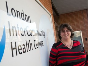 Michelle Hurtubise, executive director of the London InterCommunity Health Centre, is leaving the Dundas Street health care centre after 13 years. Craig Glover/The London Free Press/Postmedia Network