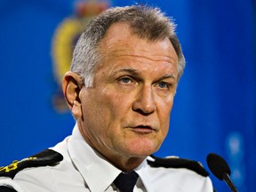 Edmonton Police Chief Rod Knecht will have to make some tough decisions after the city delivered some tough budget amendments.(EDMONTON SUN/File)