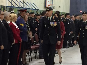 Brigadier-General Wayne Eyre, commander of 3rd Canadian Division, celebrated the division's 100th anniversary at Jefferson Armoury Wednesday.