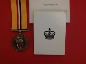 British Army Medal. Photo provided.