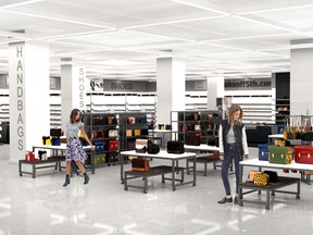 Supplied image courtesy luxury retailer Saks Fifth Avenue Off Fifth which announced it will be locating in Winnipeg. The retailer, part of the Hudson’s Bay Company group (HBC), plans to open in Winnipeg in the spring of 2017. (Supplied/Postmedia Network)