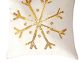 Snowflake cushion