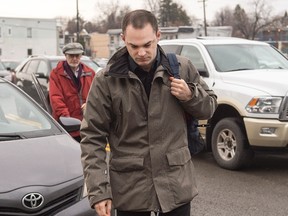 Guy Turcotte arrives at the courthouse as the jury deliberates for the fourth day Thursday, December 3, 2015 in Saint Jerome, Que. Turcotte is being retried for the murder of his two children. THE CANADIAN PRESS/Ryan Remiorz