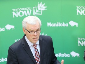 Premier Greg Selinger announced a plan to reduce Manitoba's greenhouse gas emissions Dec. 3, 2015.