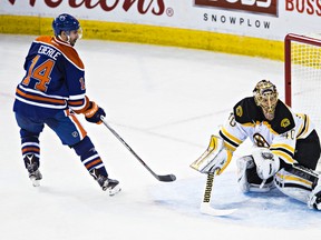 Jordan Eberle's goal in the shootout gave the Oilers the win over thes on Wednesday and gave the right winger a boost in confidence at the same time. (Codie McLachlan, Edmonton Sun)