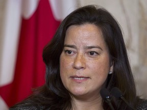 Minister of Justice Jody Wilson-Raybould holds a news conference in Ottawa, Monday, November 16, 2015. Canada's attorney general is asking the Supreme Court of Canada for a six-month extension on the deadline for its response to a landmark ruling on doctor-assisted death.THE CANADIAN PRESS/Fred Chartrand