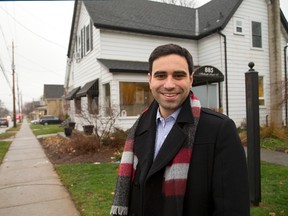 London North Centre Liberal MP Peter Fragiskatos has a new riding office at Adelaide and Grosvenor streets in London. (MIKE HENSEN, The London Free Press)