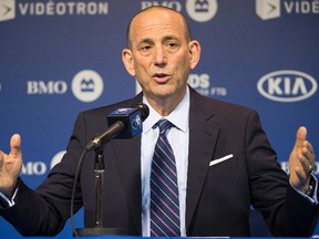 MLS Commissioner Don Garber claimed the league is spending five times more on players since 2007, adding that spending on Designated Players has risen by six times.  (Graham Hughes/AP Photo)