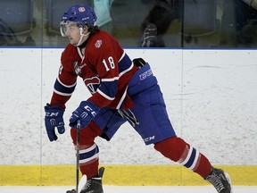 Kingston Voyageurs' Connor Bebb scored two goals to lead his team to a 3-1 win over the Pickering Panthers in OJHL play at the Invista Centre on Thursday night. (Whig-Standard file photo)