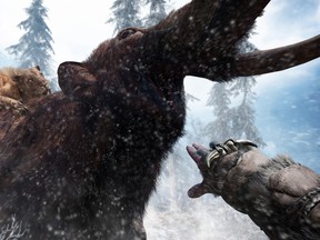 This photo provided by Ubisoft shows a scene from the video game, "Far Cry Primal." (Ubisoft)