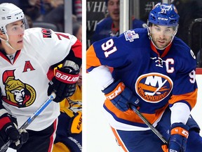 Two players to watch Saturday night, Kyle Turris and John Tavares. SUN FILES