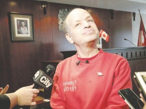 Dror Bar-Natan becomes a Canadian citizen and recants the mandatory oath of allegiance to the Queen on Nov. 30 in Toronto, a move that got mixed reviews from readers. (Craig Robertson, Postmedia Network)