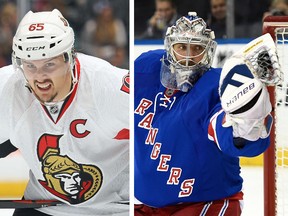 Two players to watch Sunday is Erik Karlsson and Henrik Lundqvist. SUN FILES