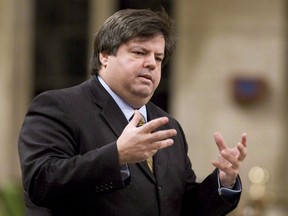 Ottawa-area MP Mauril Belanger introduces a motion to debate the city's 50-day-old bus strike following Question Period in the House of Commons on Parliament Hill in Ottawa Wednesday, Jan.28, 2009. (THE CANADIAN PRESS/Adrian Wyld)
