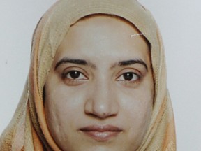 This undated photo provided by the FBI shows Tashfeen Malik. Malik and her husband, Syed Farook, died in a fierce gunbattle with authorities several hours after their commando-style assault on a gathering of Farook's colleagues from San Bernardino, Calif., County's health department Wednesday, Dec. 2, 2015. (FBI/Handout)