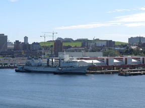 Halifax Naval Dock yards with Citadel Hill in the background. (Mark Goudge/Postmedia Network Files)
