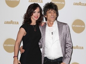 Sally Wood and Ronnie Wood. (Phil Lewis/WENN.com)