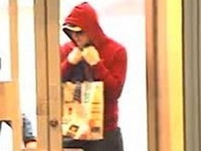 OTTAWA - Dec. 7, 2015 - Ottawa police is asking for public’s help to identify a suspect after a Bank St. bank was robbed on Nov. 10, 2015. (SUBMITTED PHOTO)