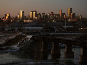 The Calgary skyline on Wednesday November 25, 2015. Stuart Dryden/Postmedia Network