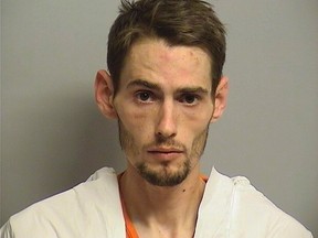 Cody Johnson is pictured in this undated handout photo obtained by Reuters Dec. 7, 2015. REUTERS/Tulsa County Inmate Information Center/Handout