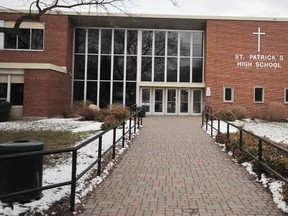 The former St. Patrick's High School building on East Street in Sarnia, previously home to Central Collegiate until the early 1980s, is set to be demolished. Talks continue to see the site sold to Bluewater Health.
(File Photo/Sarnia Observer/Postmedia Network)