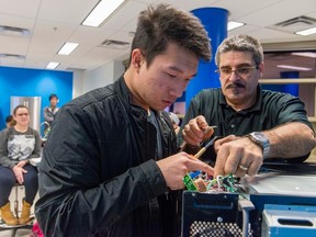 As part of its partnership with Centennial College, Samsung Electronics Canada has created a lab stocked with its home appliances to help bring the practical components of the electronics engineering technician program to life.
