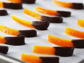 Chocolate Dipped Orange Peel.(Ryan Szulc Photography)