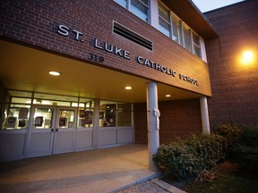 St. Luke Catholic School on Dec. 9, 2015. (Craig Robertson/Toronto Sun)